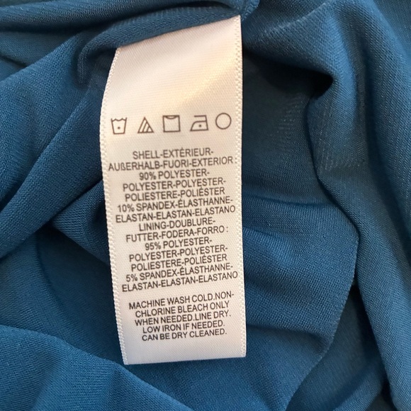 Dress the Population one shoulder dress from Nordstrom. Beautiful teal colour - Picture 8 of 15